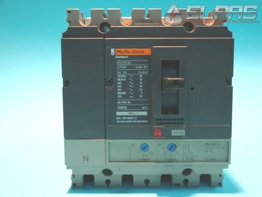 Wyłącznik NS 250N TM250D 4P