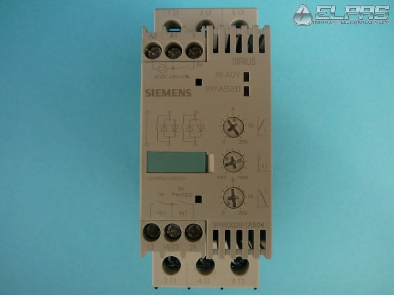 Softstart 3RW3026-1AB04 11KW 400V 25A 24VAC/DC