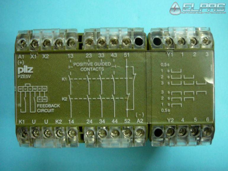 Przekaźnik PILZ PZE 5V 3sec 24VDC 4S/1O 474965