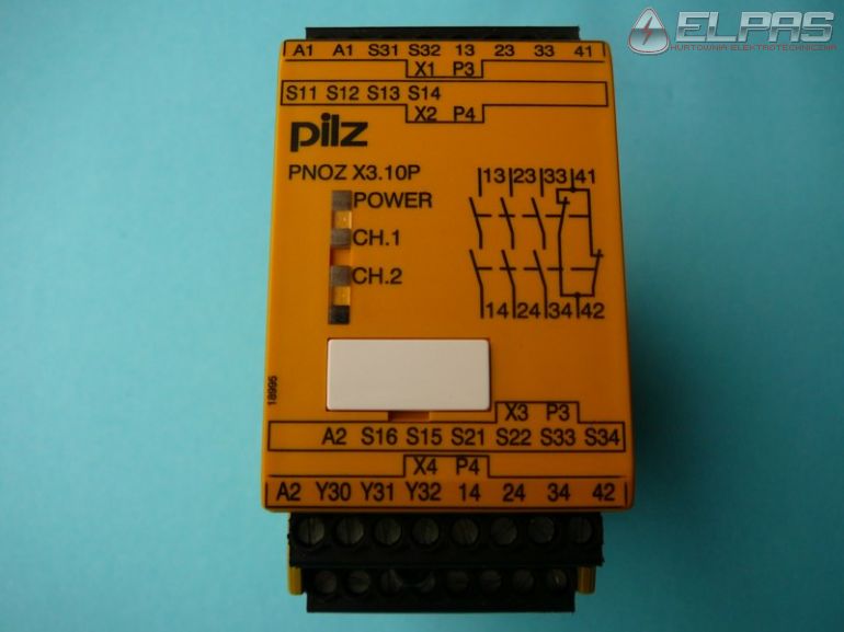 Przekaźnik PILZ PNOZ X3.10P 24VACDC 3n/o 1n/c 1s 777314