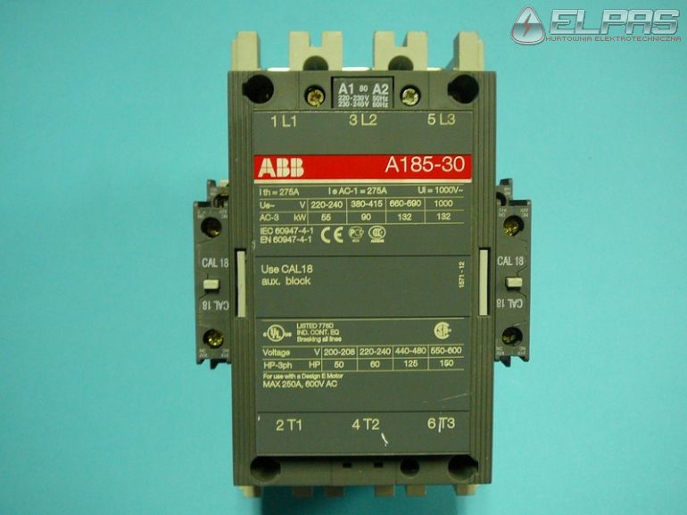Stycznik ABB A185-30 230V