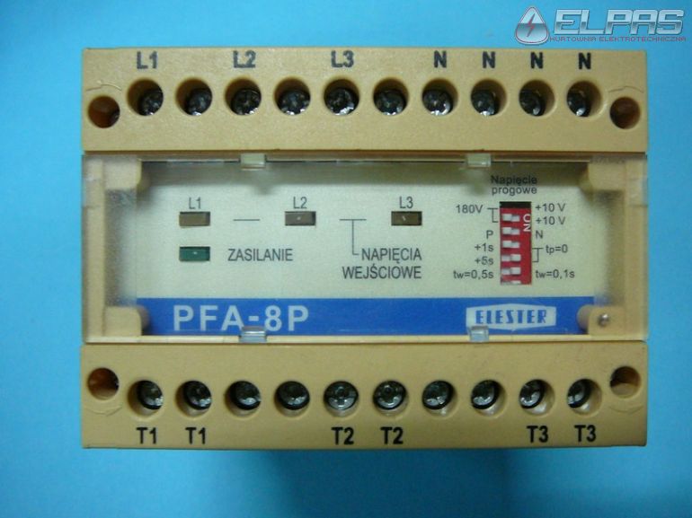 Przecznik kontroli faz PFA-8P