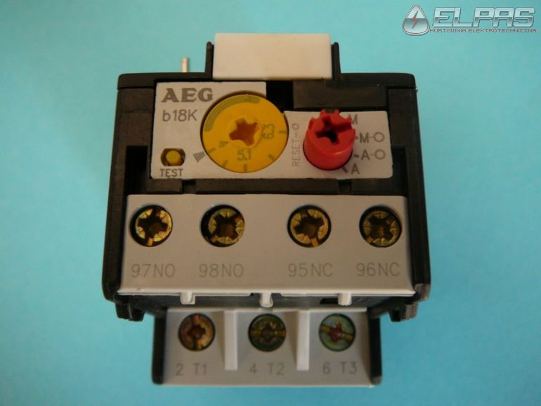 Przekażnik termiczny AEG b 18K 4,0-6,3A