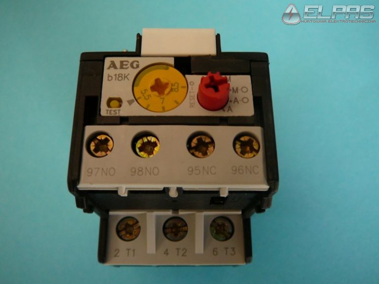 Przekażnik termiczny AEG b 18K 5,5-8,5A