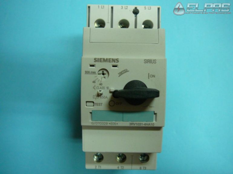 Wyłącznik silnikowy 3RV1031-4HA10 40-50A