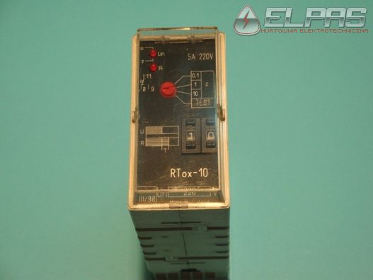 Przekażnik RTox 10 220VAC 0,1s - 990s
