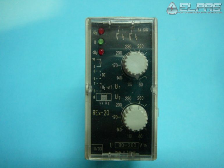 Przekaźnik REx-20 80-260V AC/DC