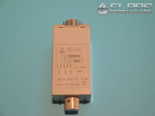 Przekażnik Rtx 32 220/230V AC/DC 1h - 12h