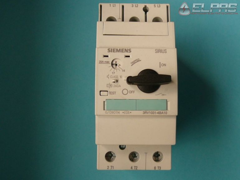Wyłącznik silnikowy 3RV1031-4BA10 14-20A