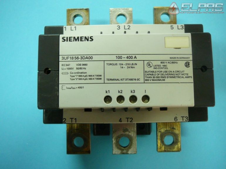 Przekaźnik 3UF1856-3DA00 100-400A